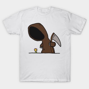 Grim reaper with little flowers T-Shirt